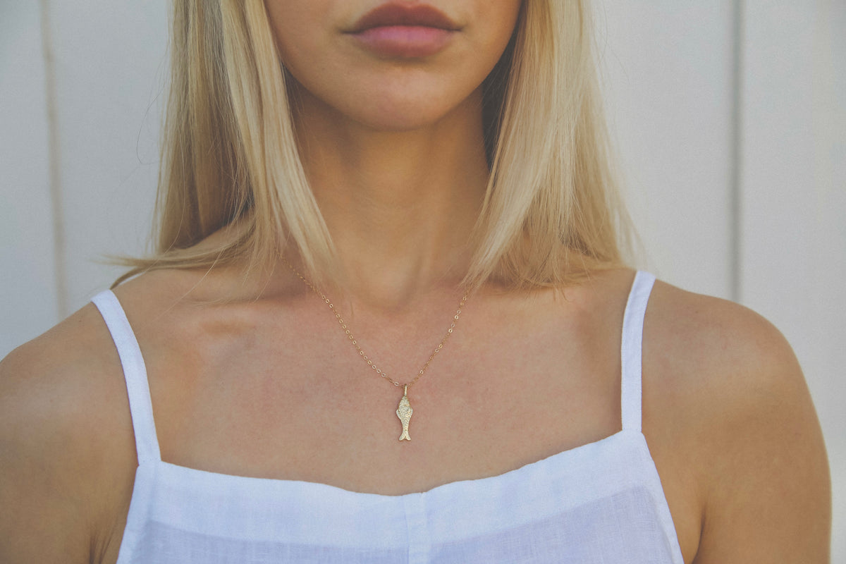 Pescadero Necklace - Gold Fill