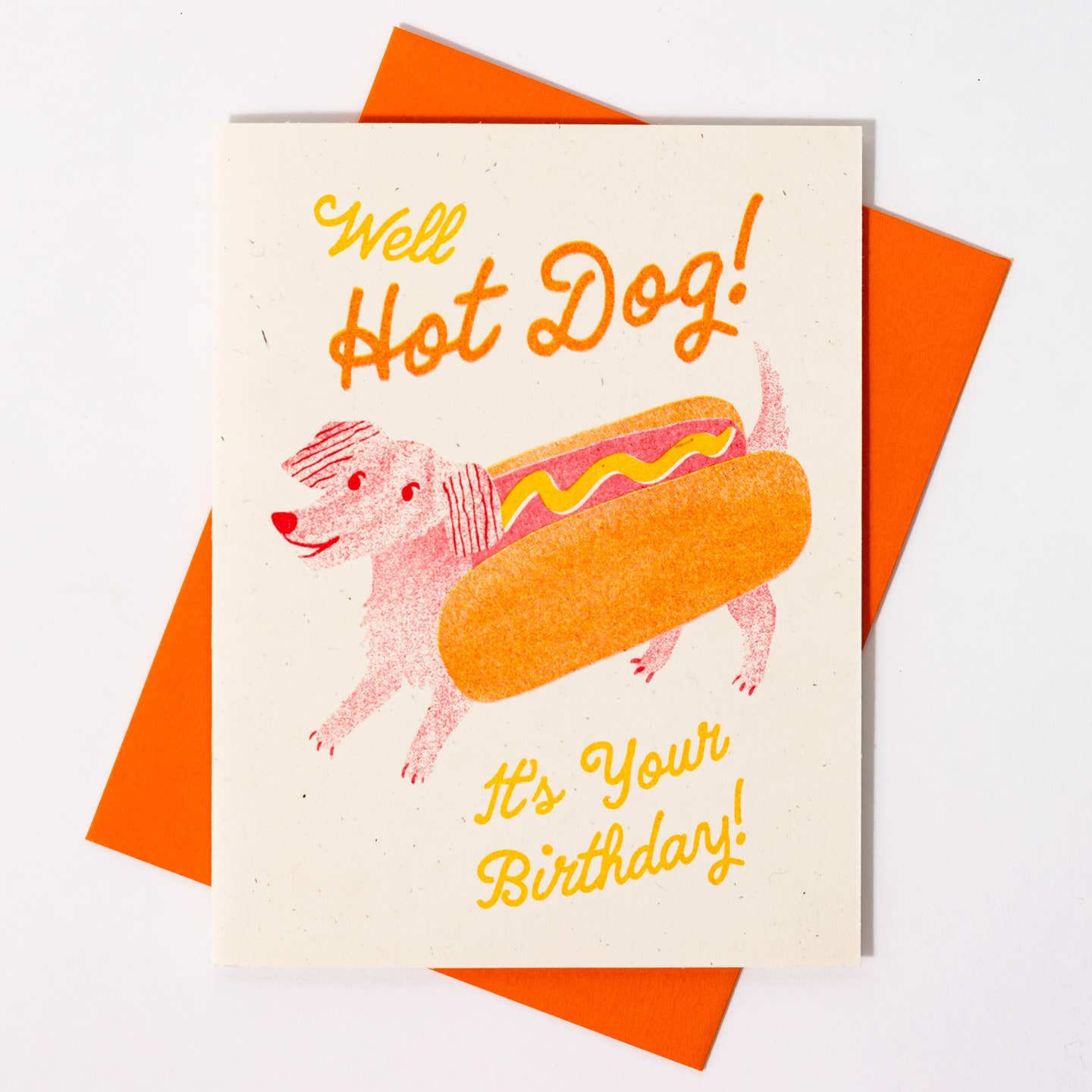 Hot Dog Birthday Greeting Card