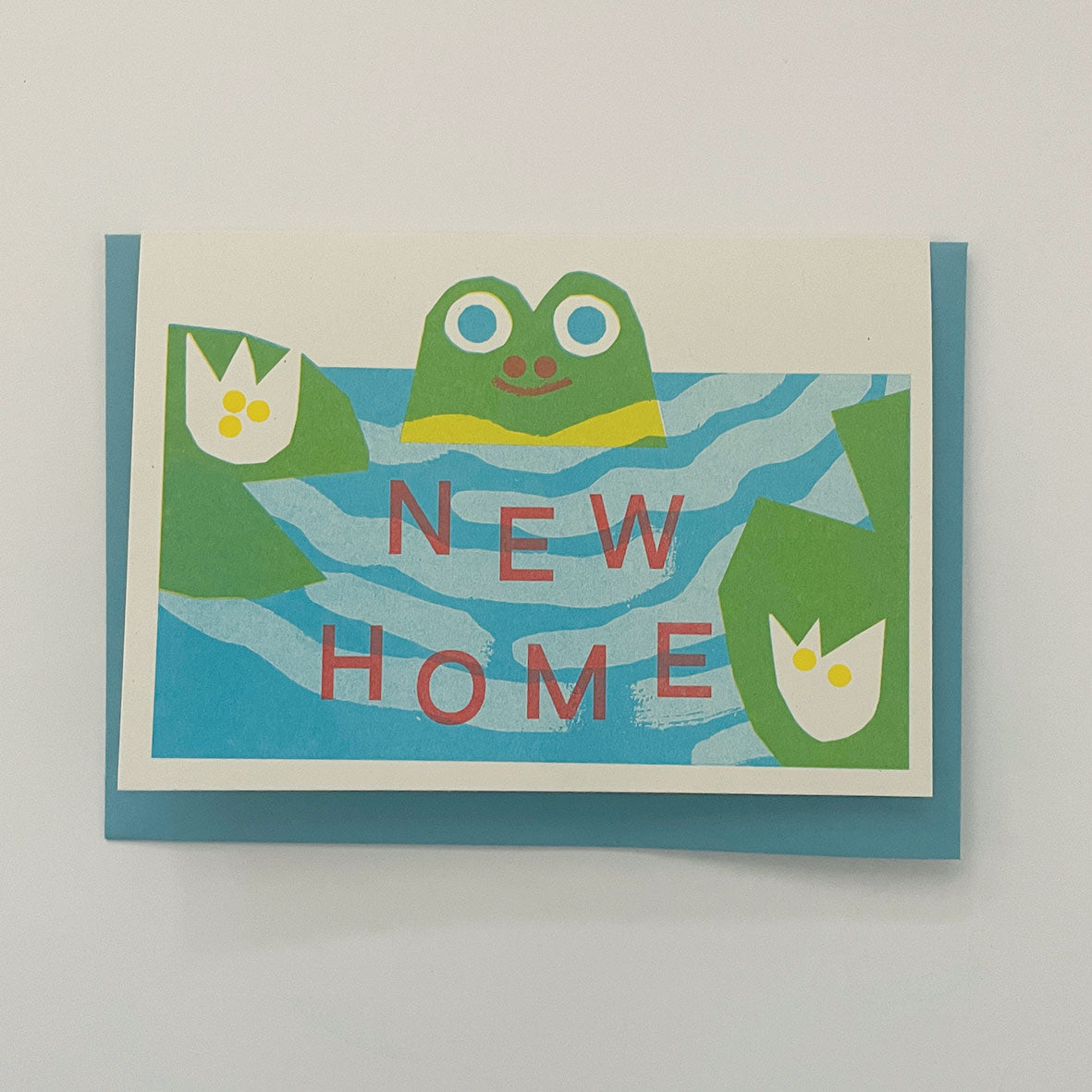 New Home Frog Greeting Card