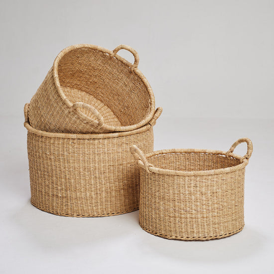 Short Bolga Laundry Basket