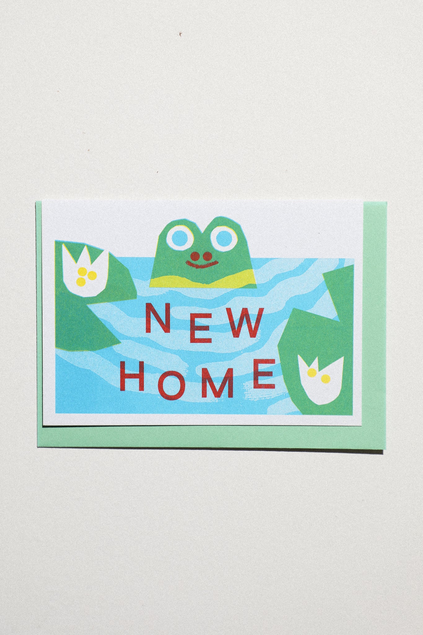 New Home Frog Greeting Card
