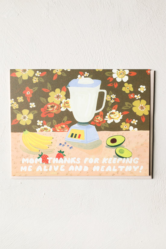 Mother's Day Smoothie Greeting Card