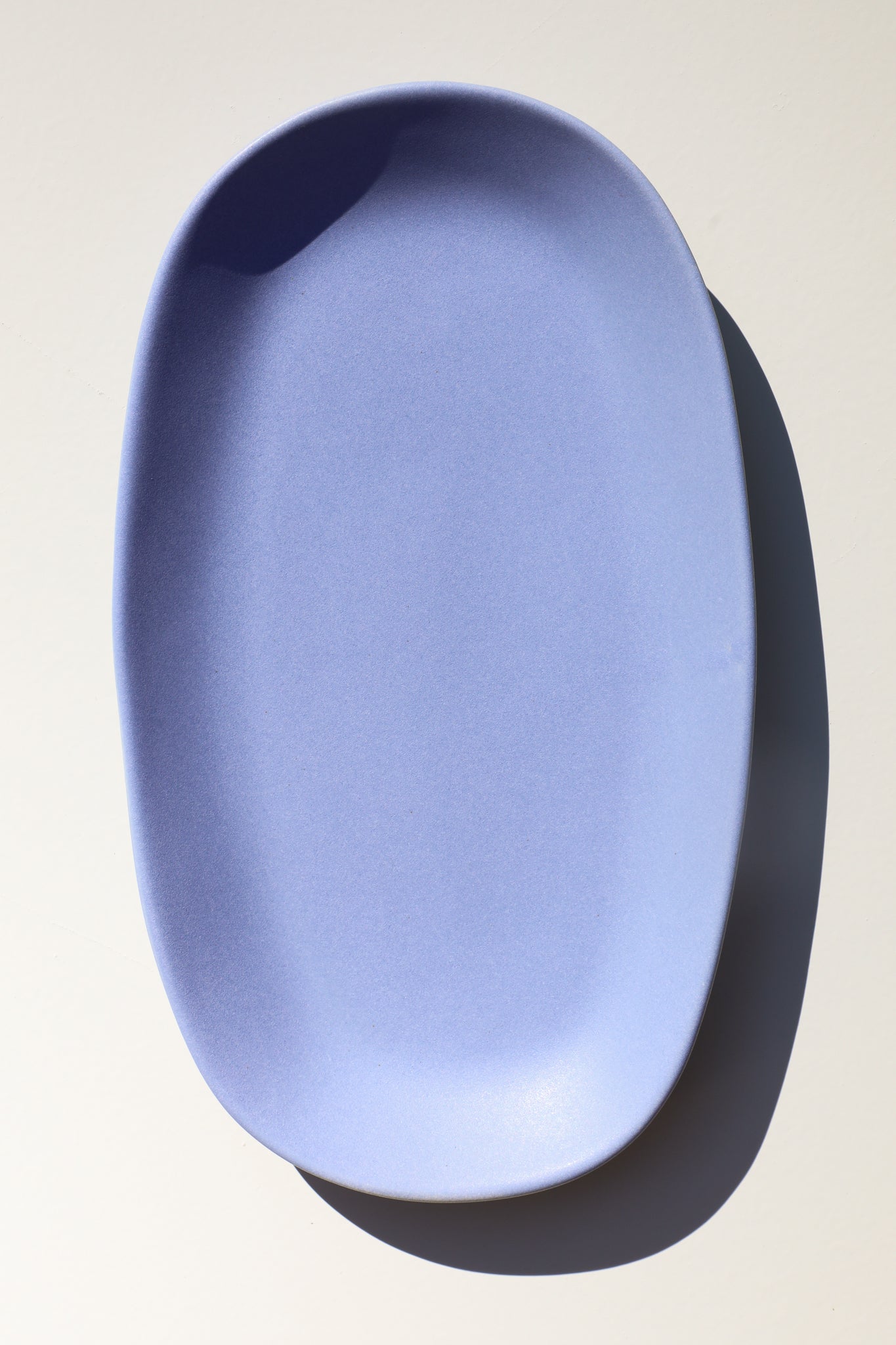 Oval Platter / Forget Me Not