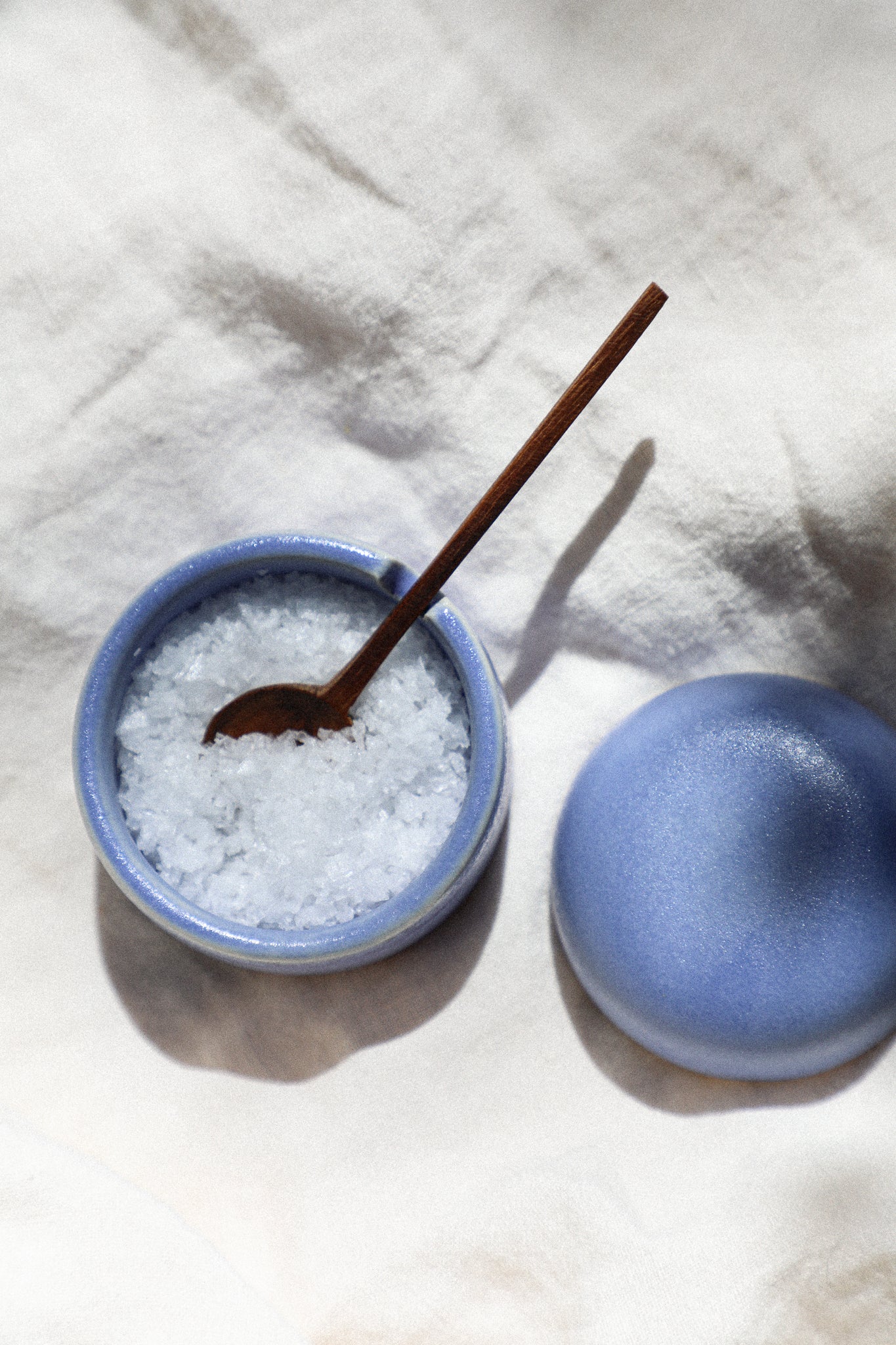 Salt Box + Spoon / Forget Me Not
