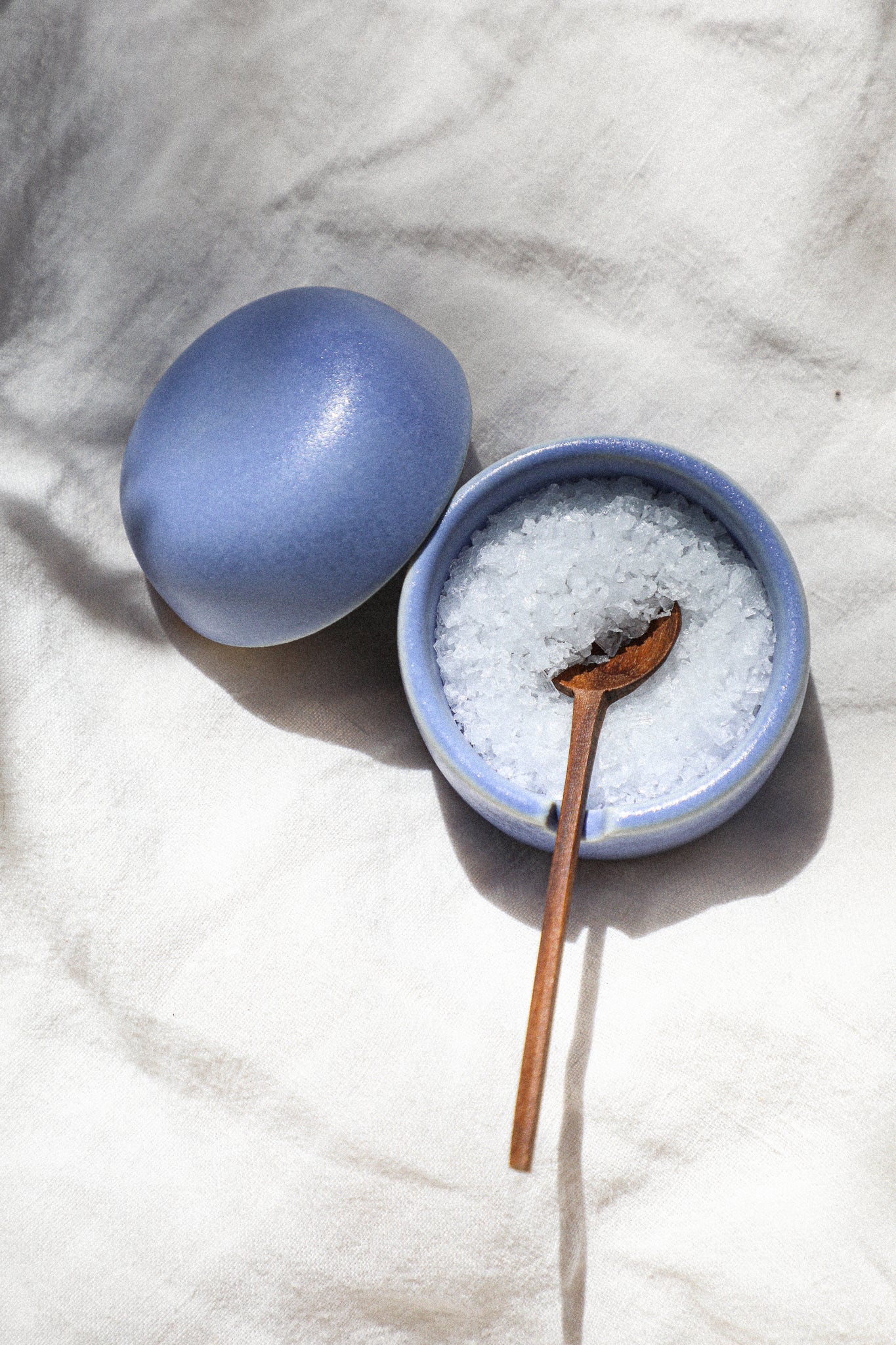 Salt Box + Spoon / Forget Me Not