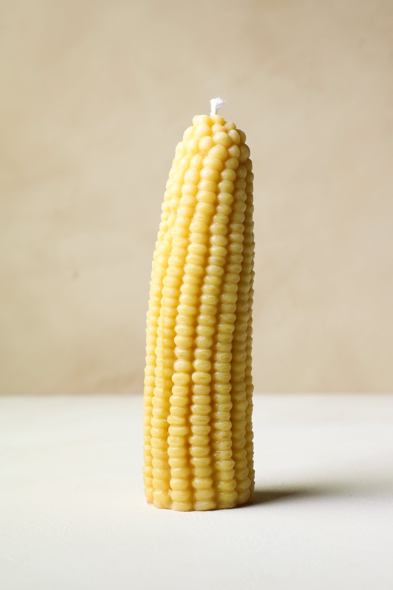 Corn Shaped Beeswax Candle