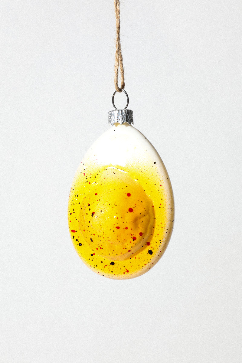 Deviled Egg Ornament Earthen