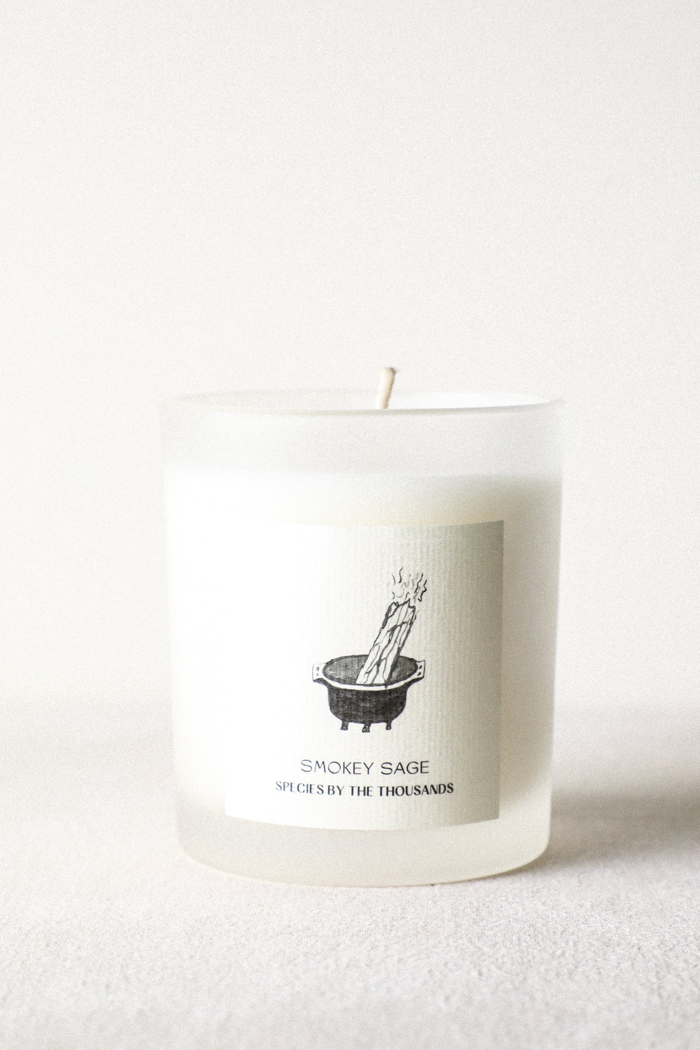 7.5 oz Frosted Candle