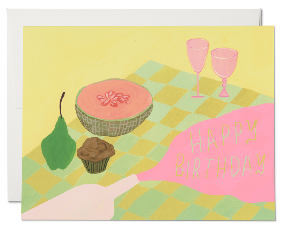 Birthday Wine Greeting Card