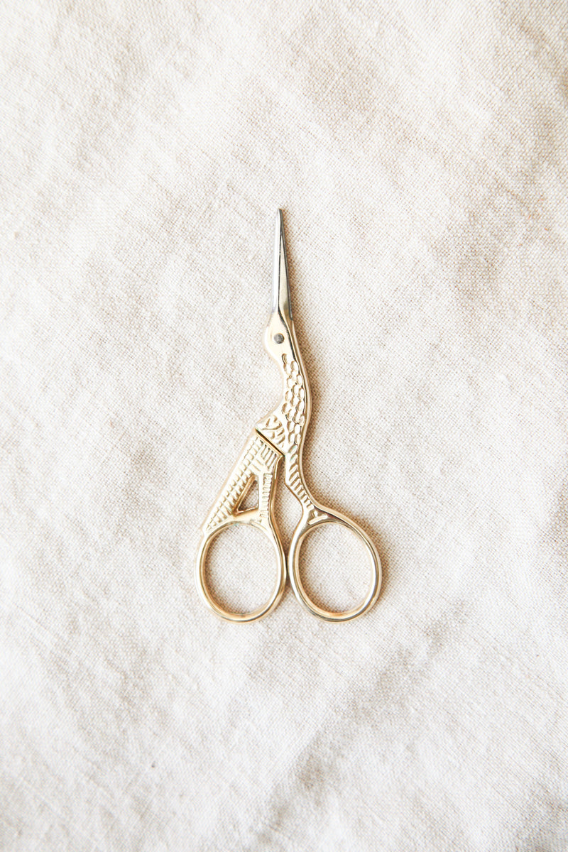 Gold-Plated Crane Scissors – Tori Jones Studio