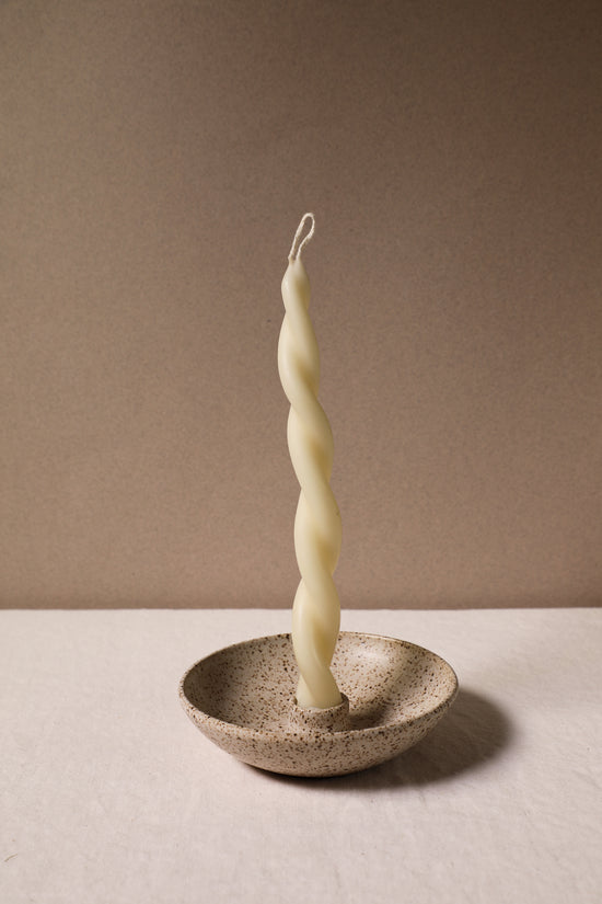 Speckled Taper Candle Holders