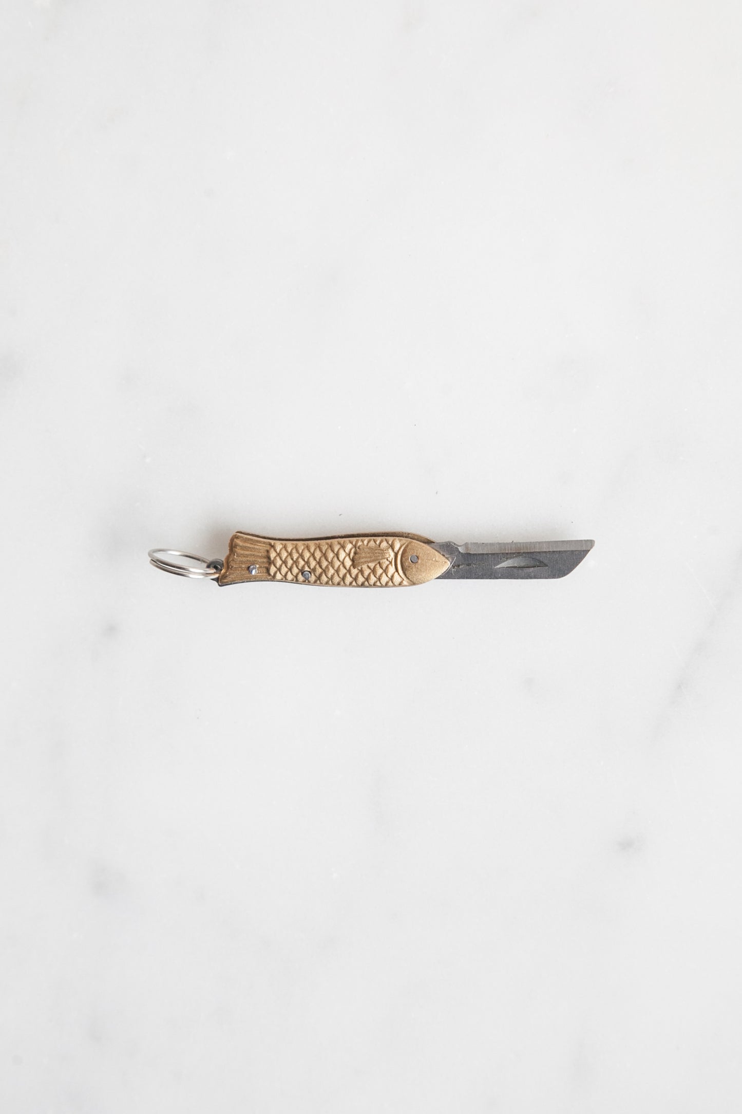 Folding Fish Knife Keychain