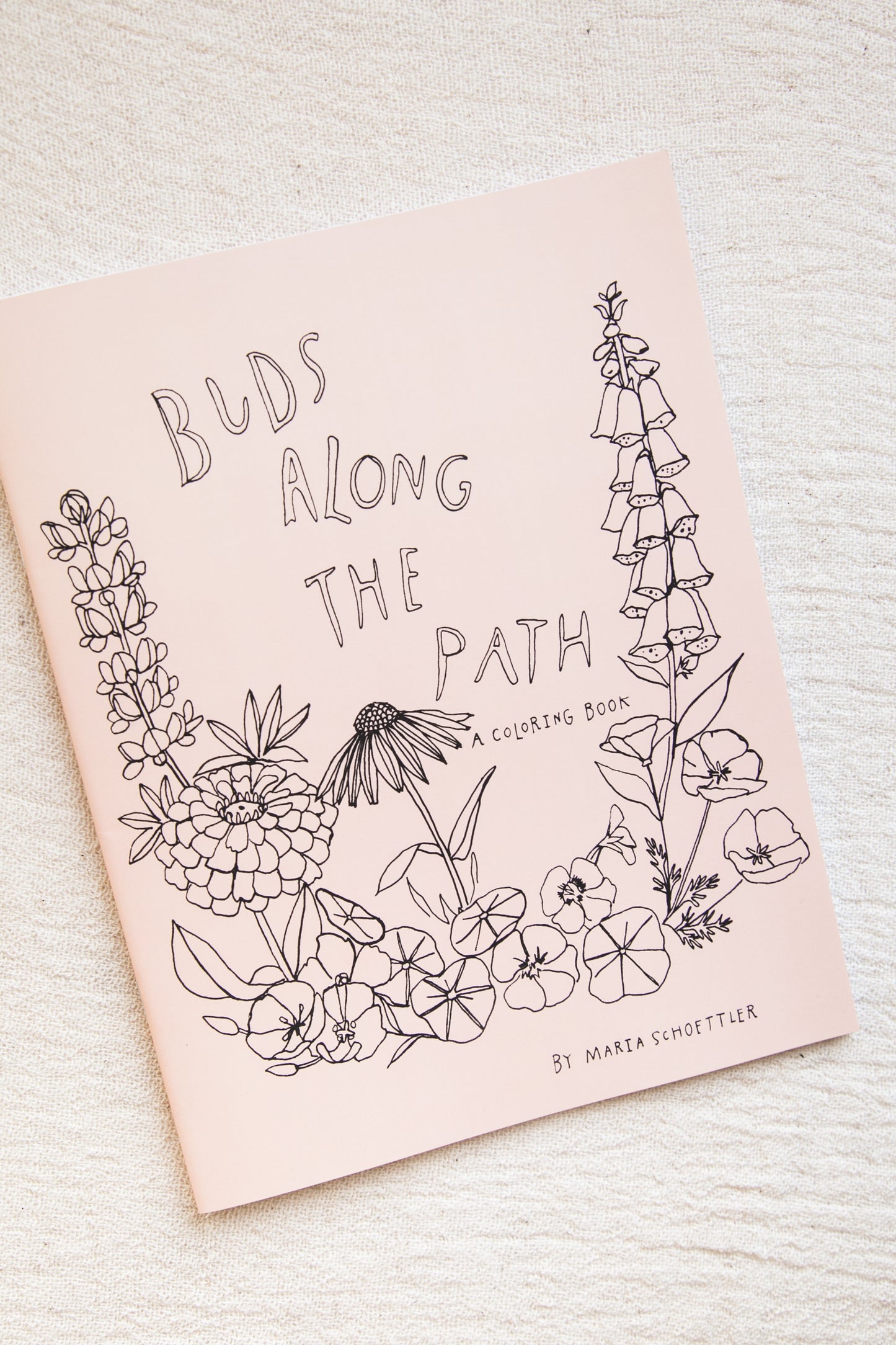 Buds Along the Path Coloring Book