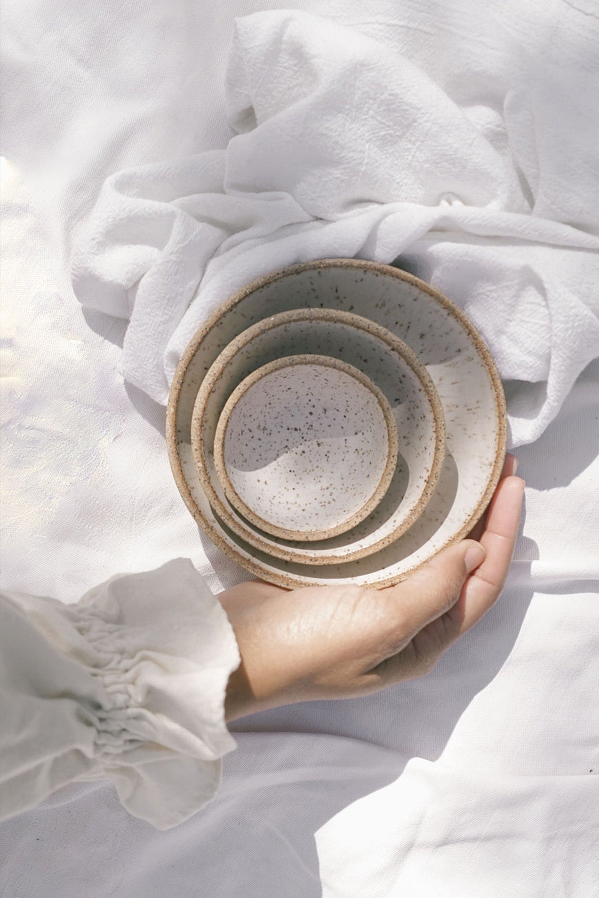 Nesting Spice Bowls / Sand