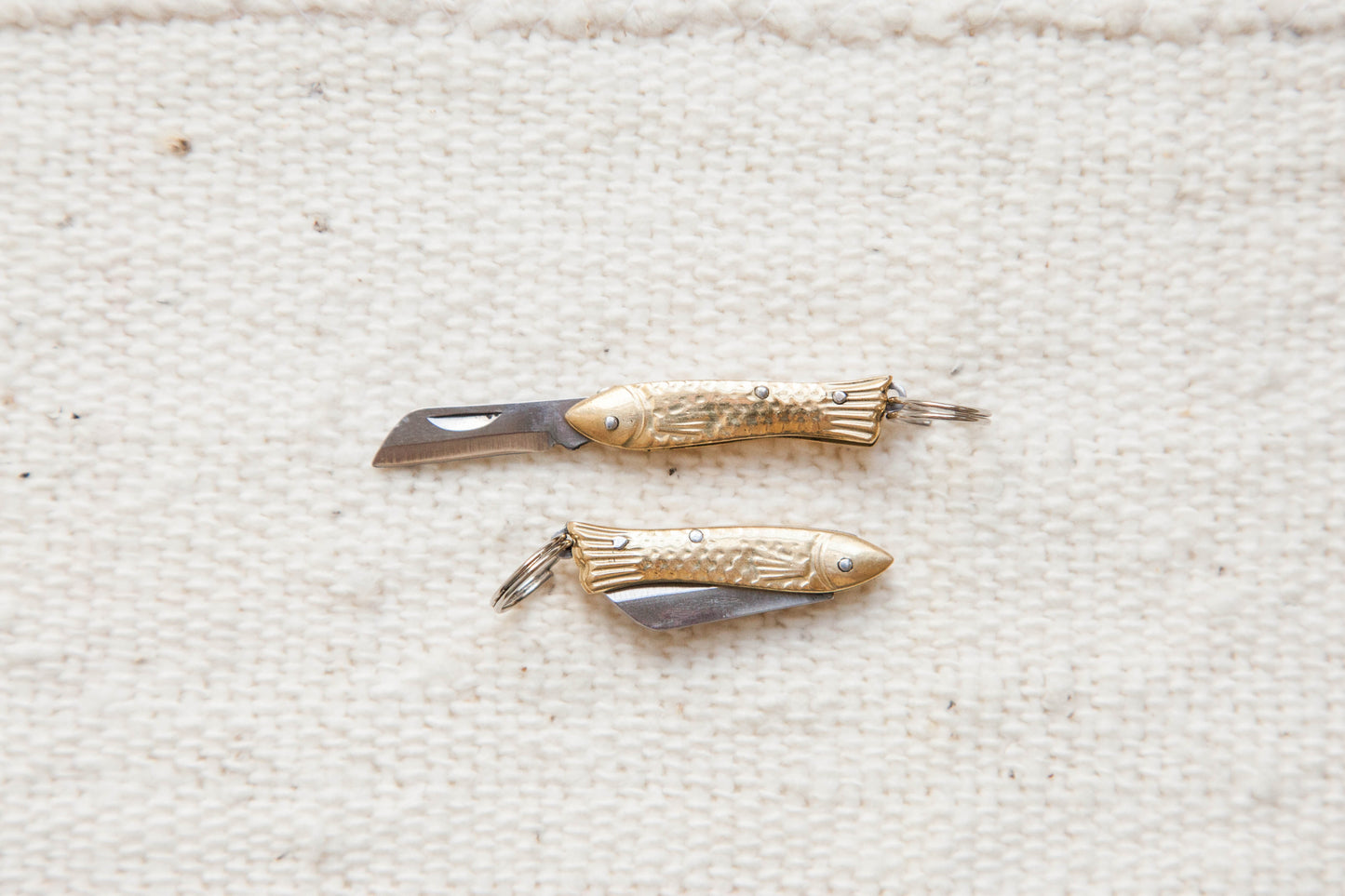 Folding Fish Knife Keychain