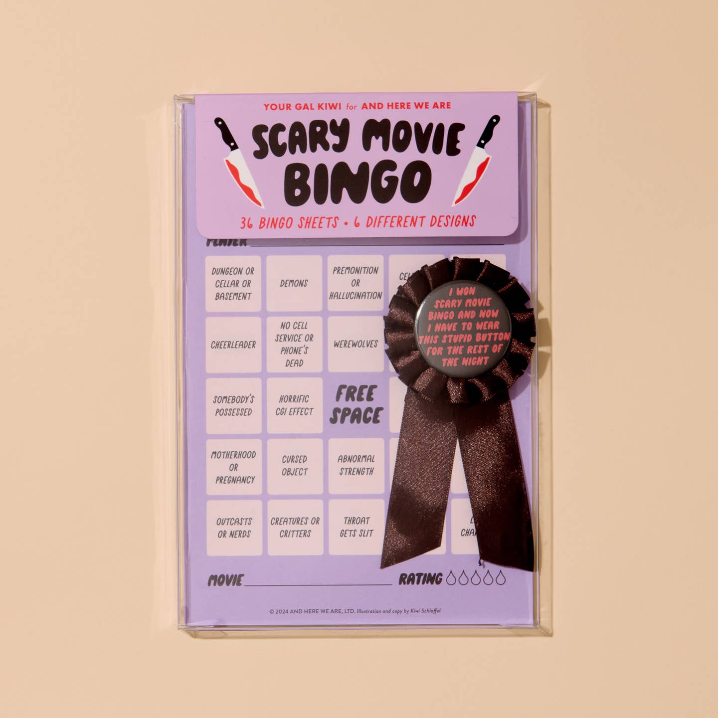 Scary Movie Bingo