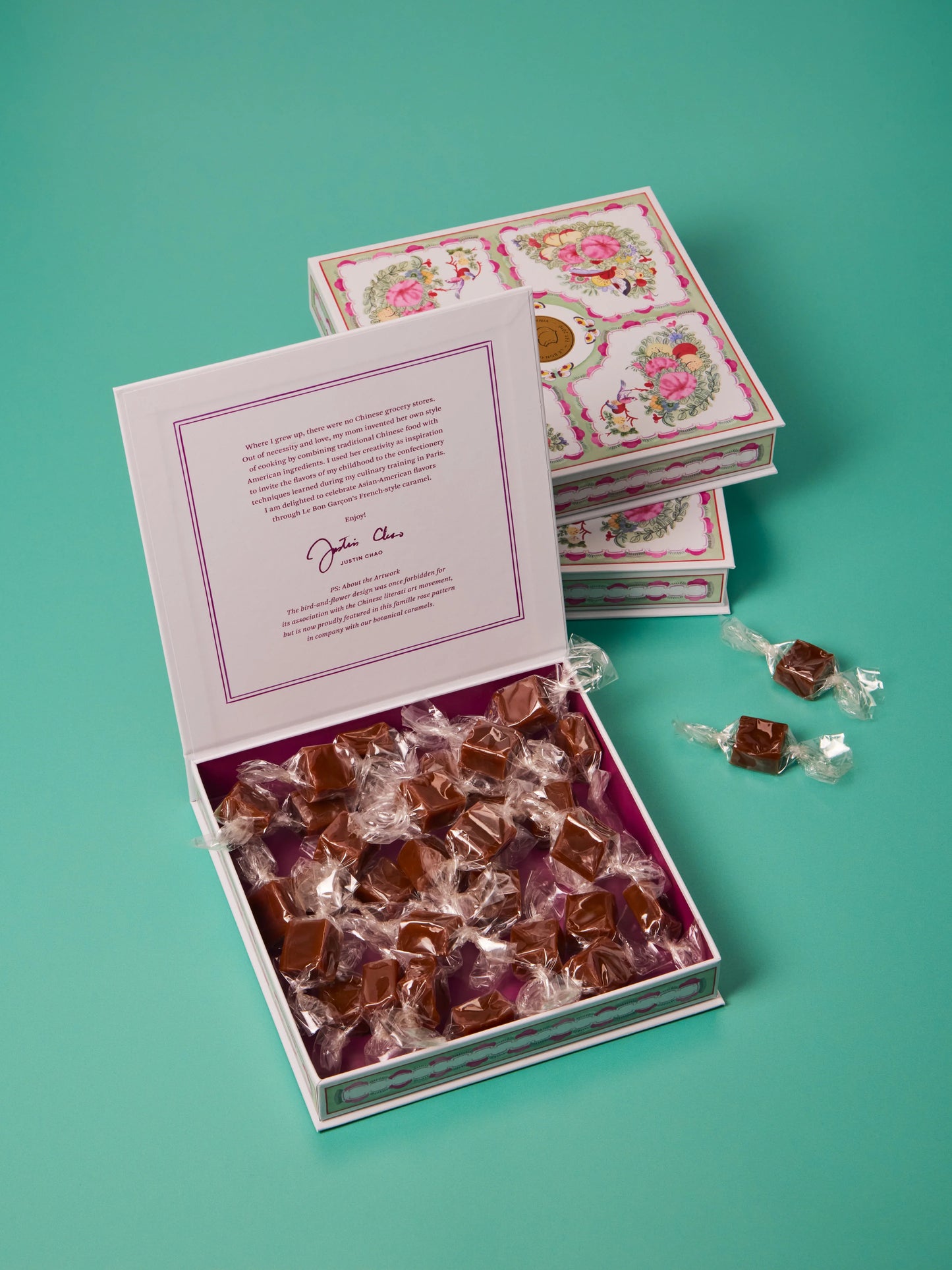 Strawberry Sakura Caramels