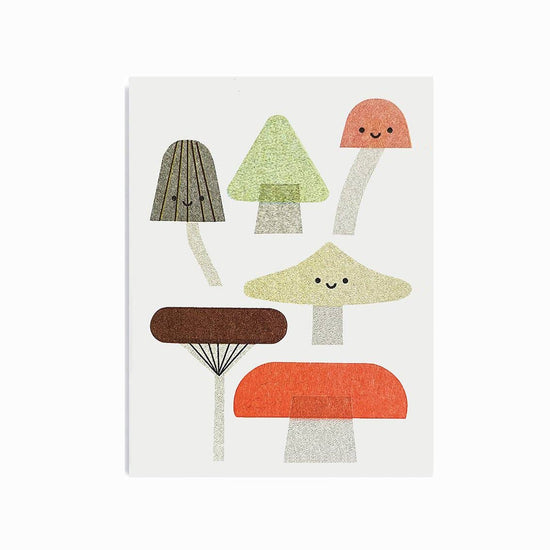 Mushroom Mini Greeting Card