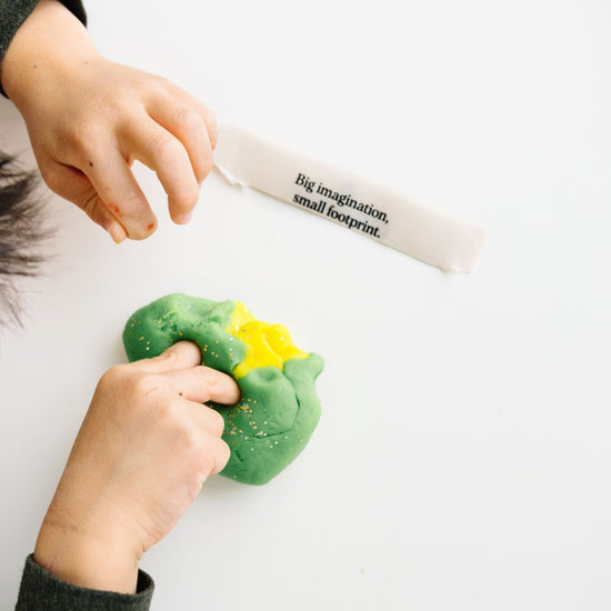 Plant Powered Glitter Play Dough