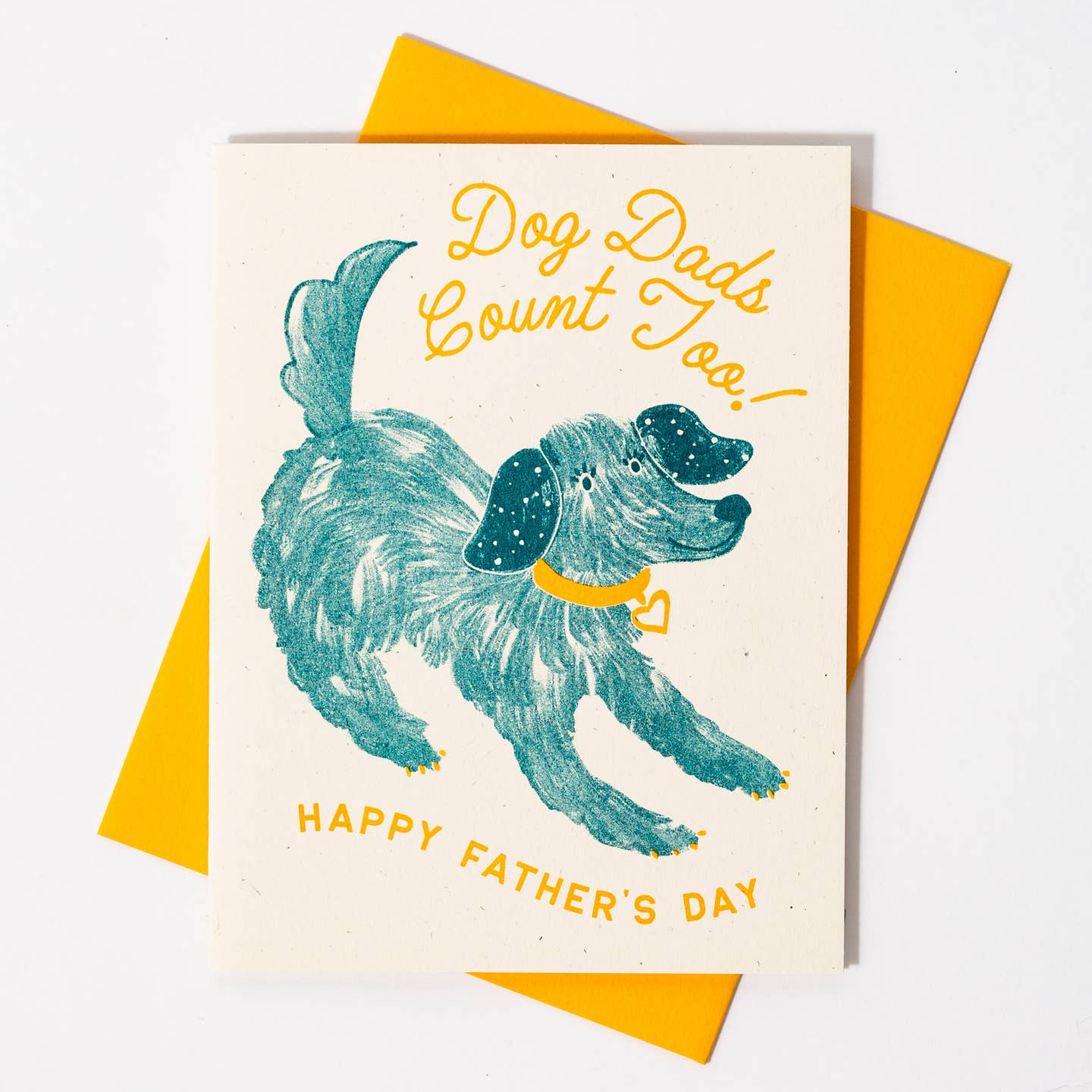 Dog Dad Greeting Card