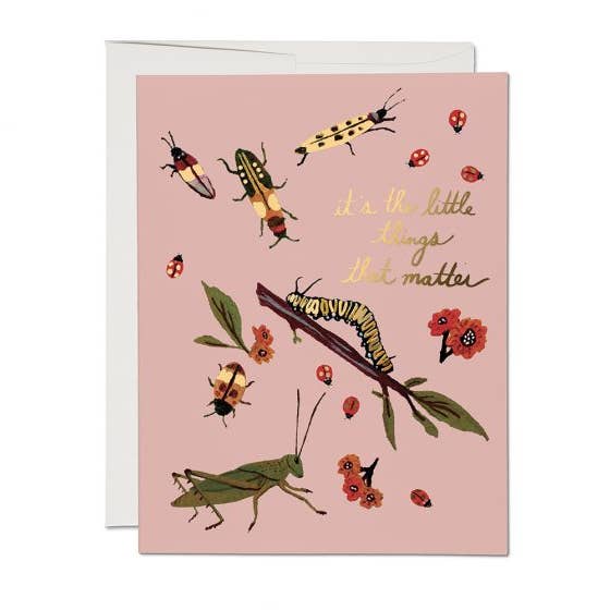 Little Bugs Greeting Card