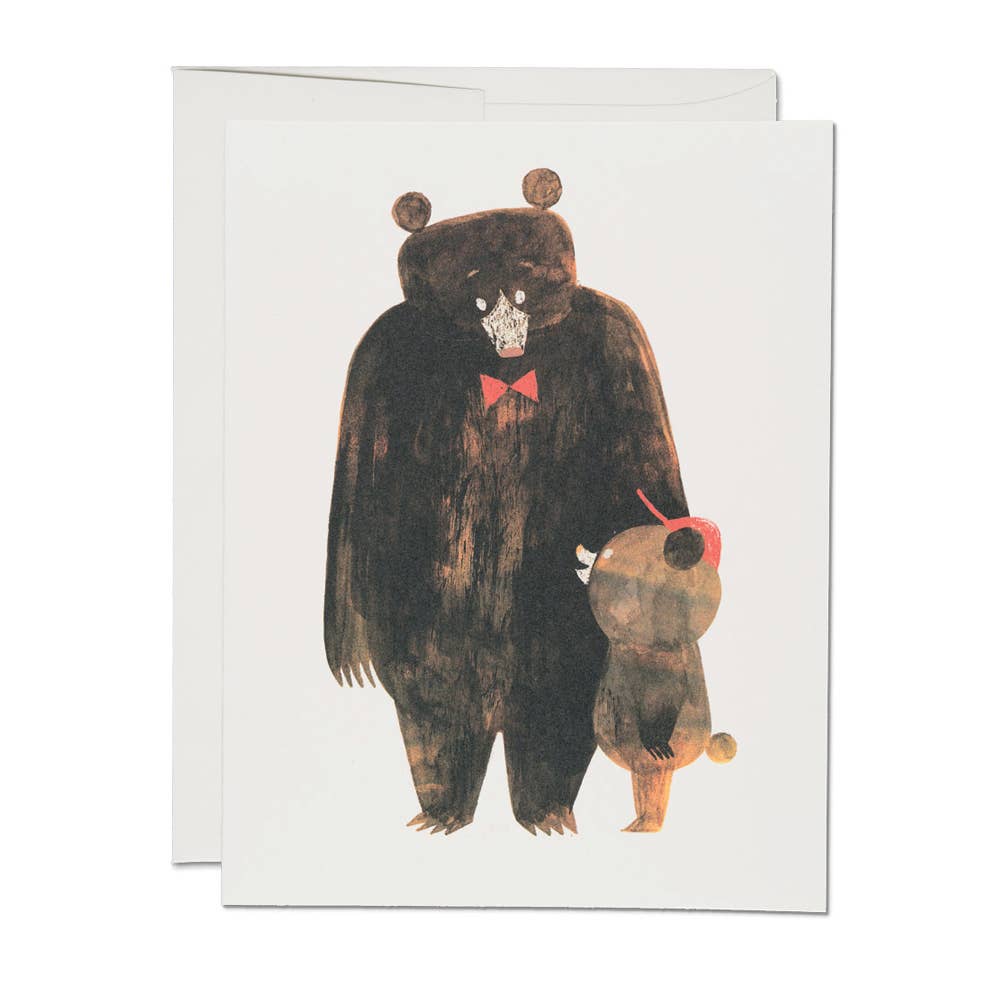 Bear Dad Greeting Card