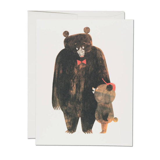 Bear Dad Greeting Card