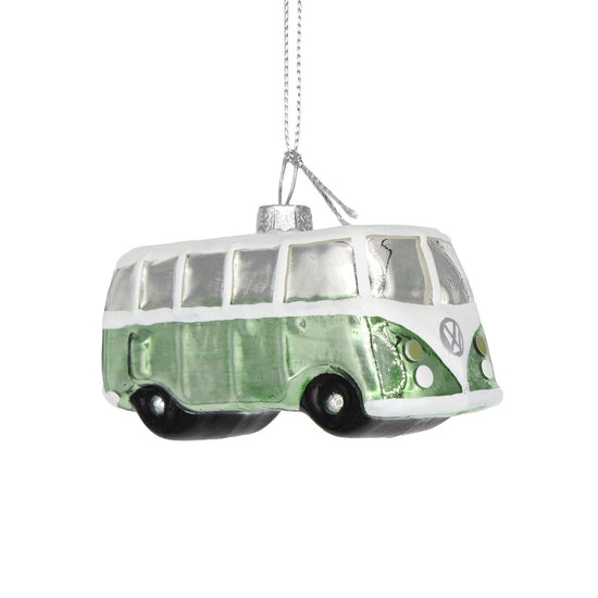 Green VW Van Ornament