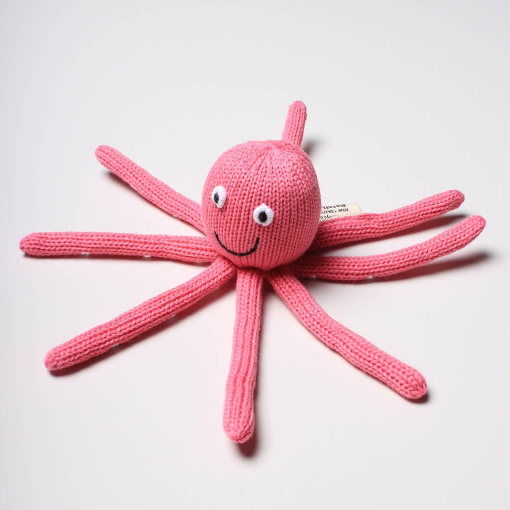 Baby Rattle - Octopus