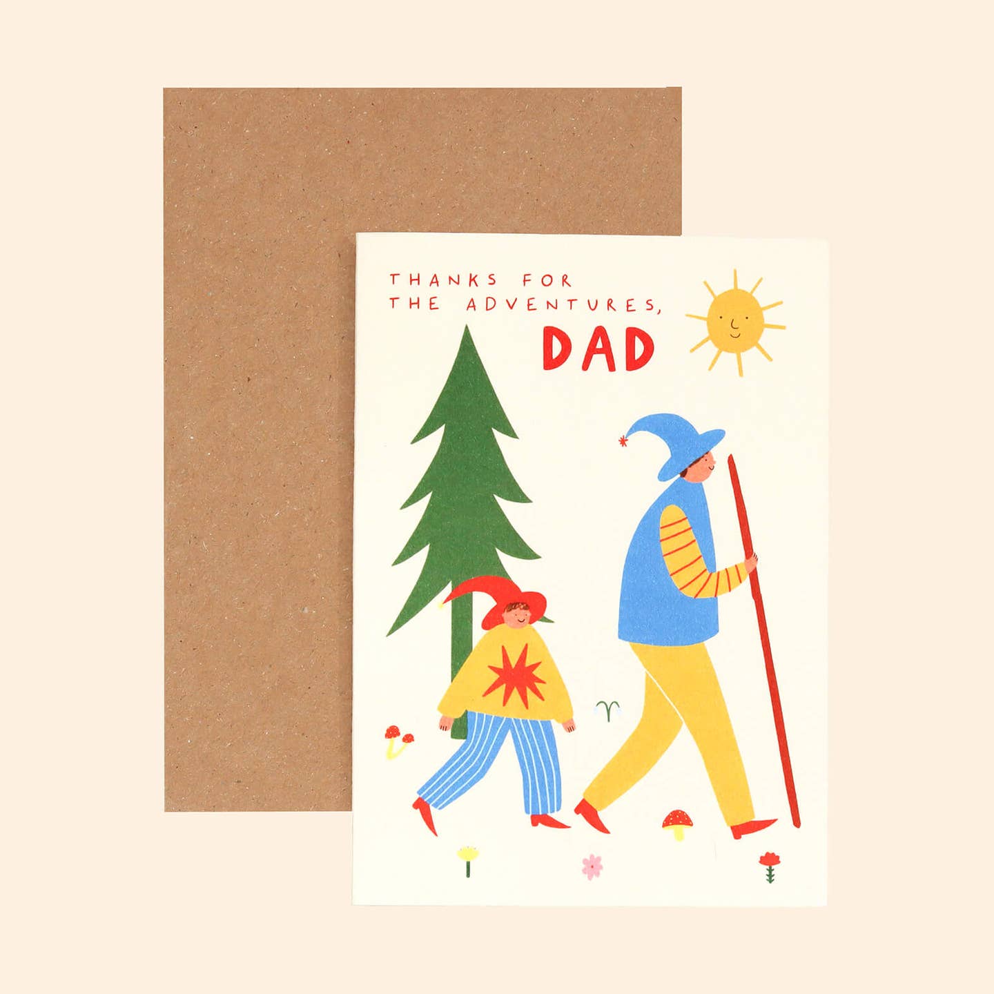 Adventure Dad Greeting Card