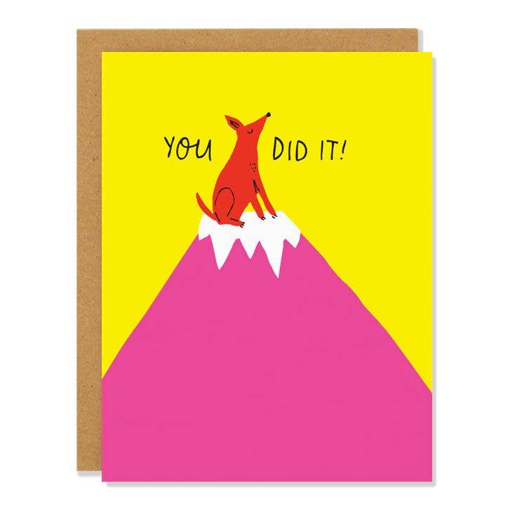 You Did It Dog Greeting Card