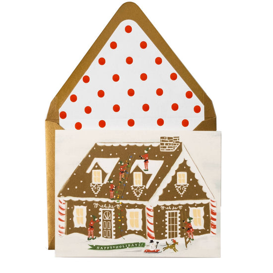 Gingerbread House Greeting Card