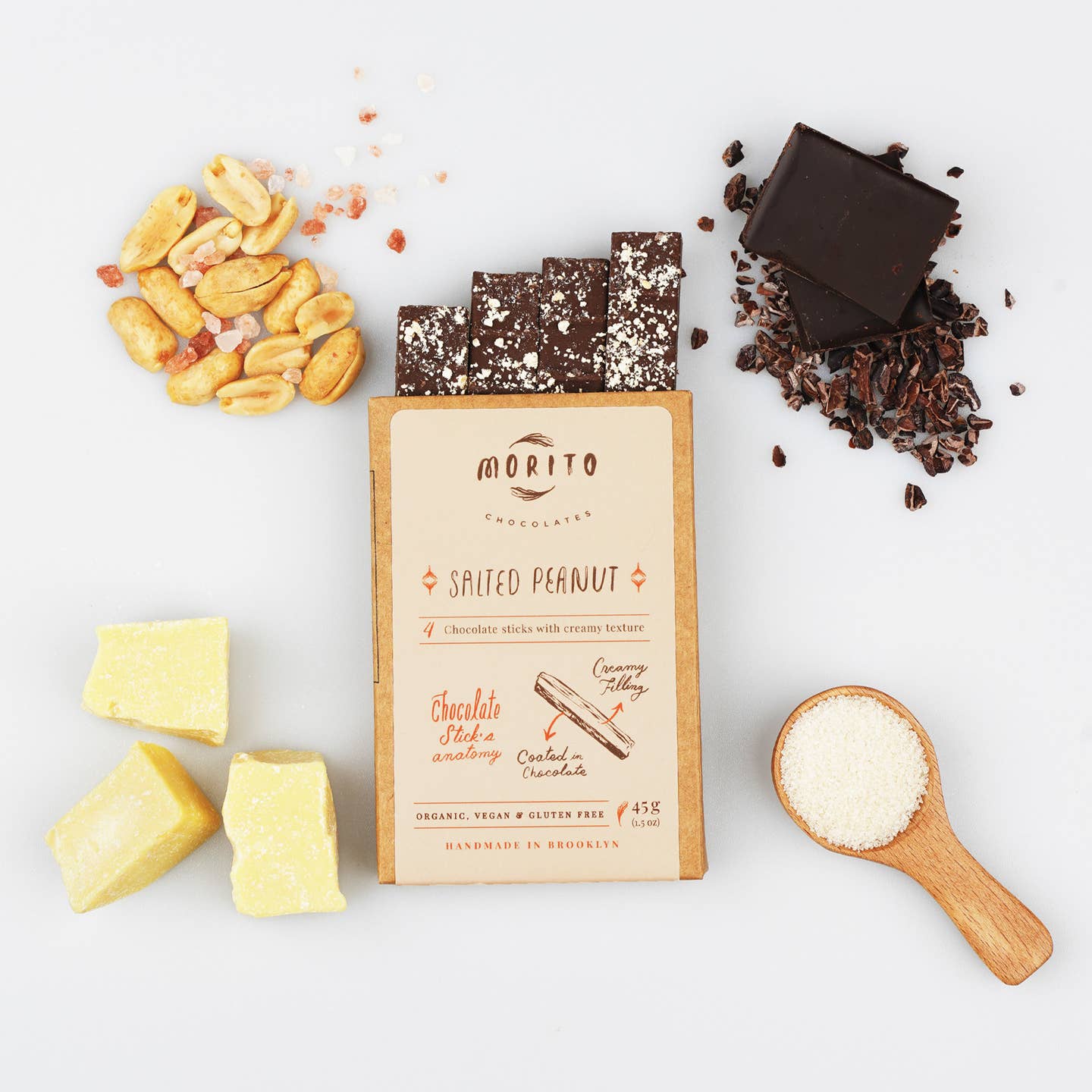 Salted Peanut Chocolate Sticks