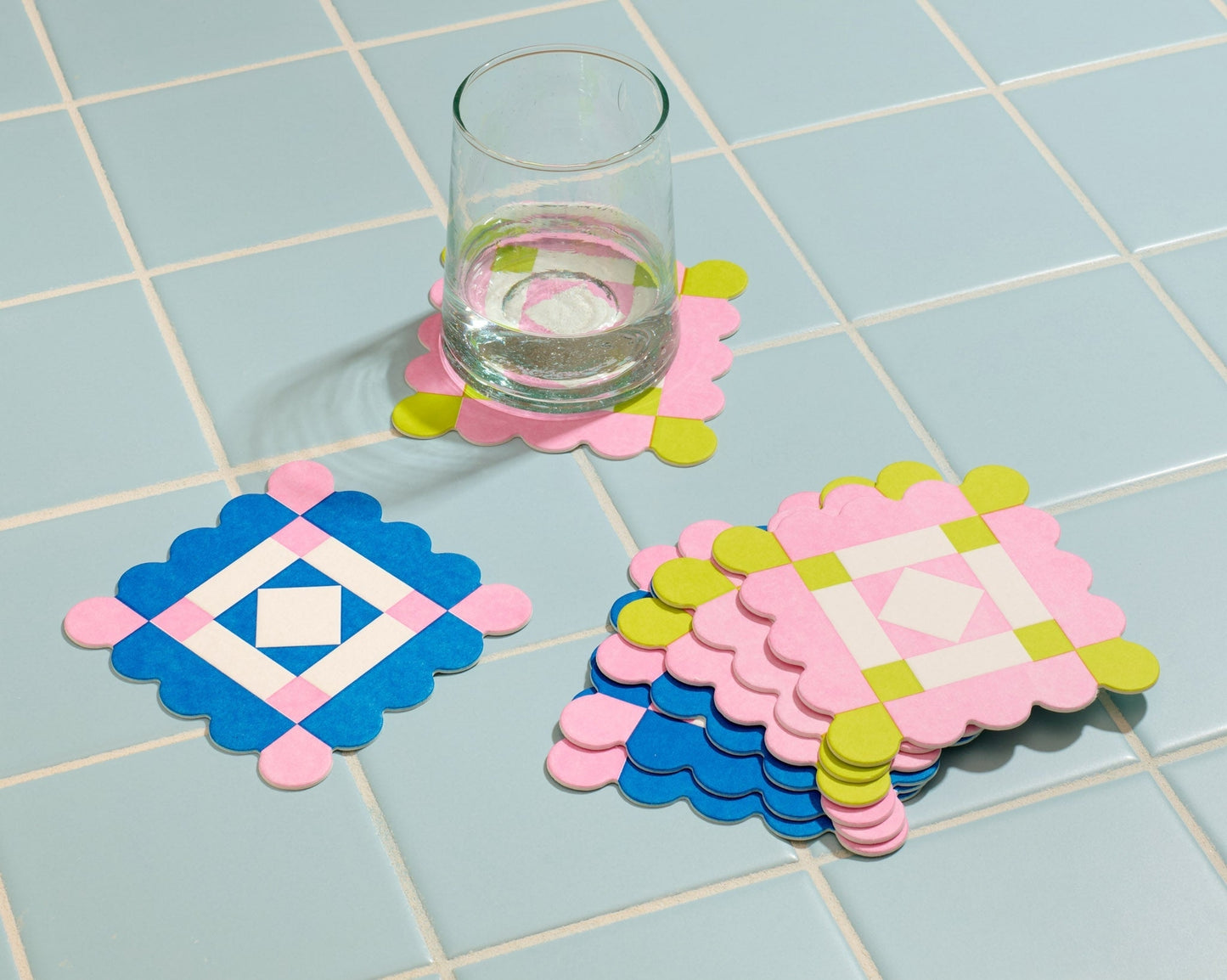 Reusable Letterpress Coasters
