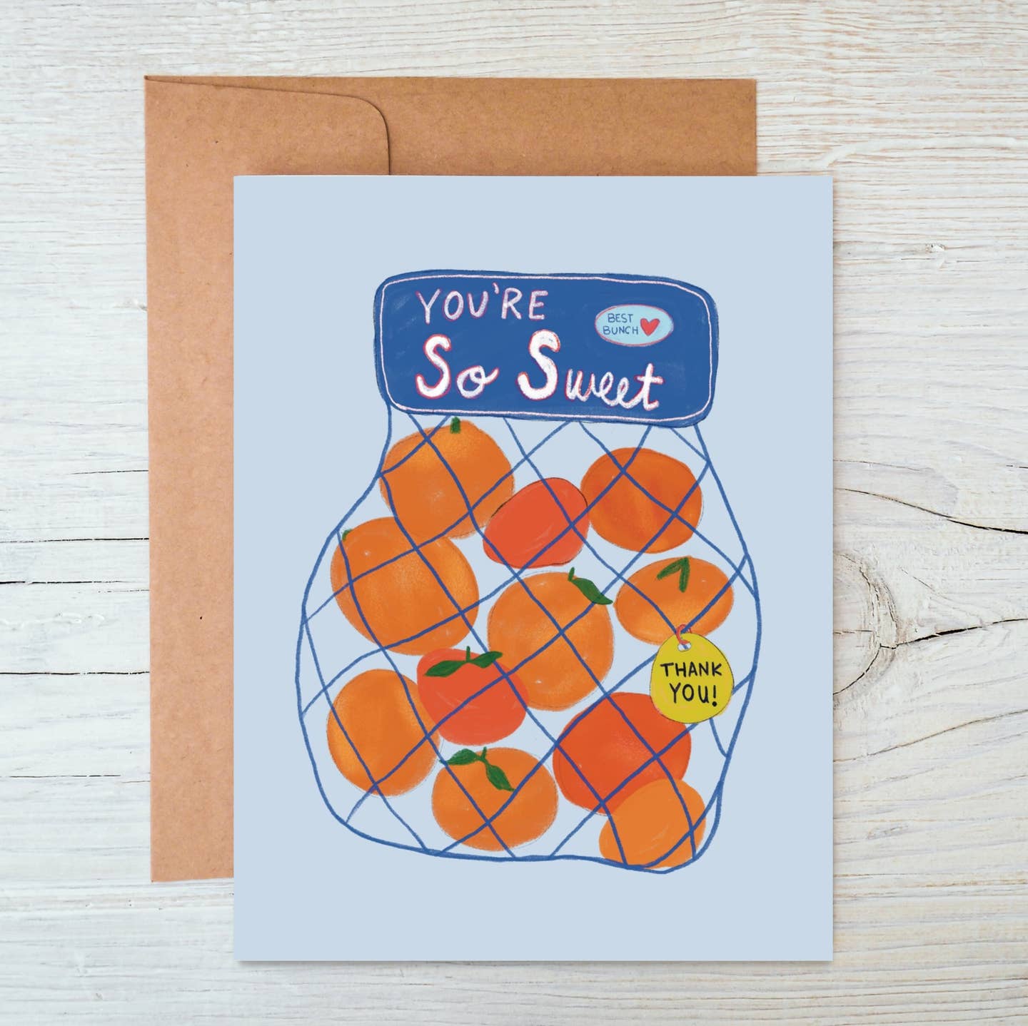 So Sweet Thank You Greeting Card