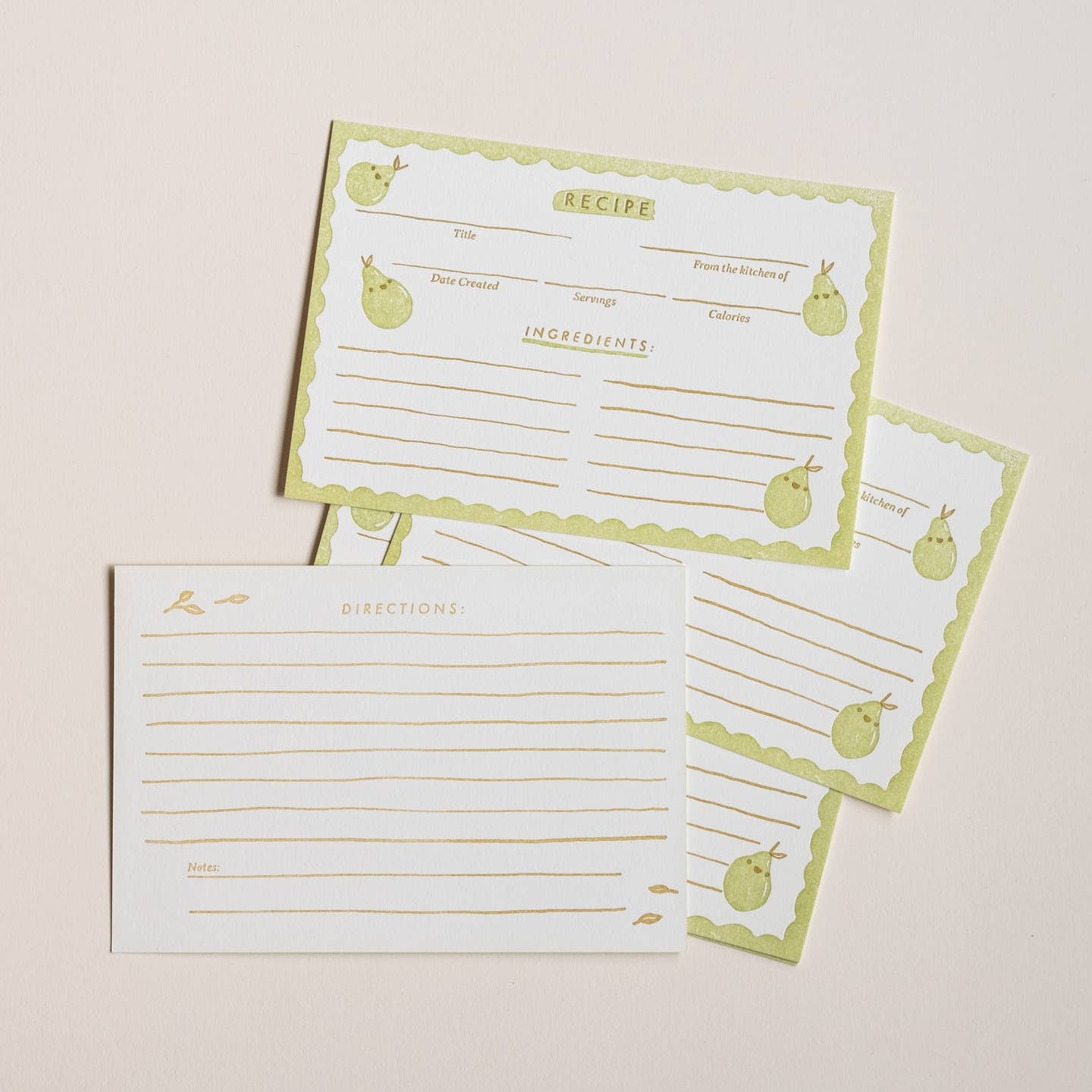 Fruity Recipe Cards