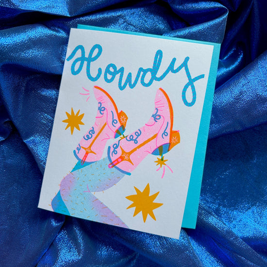 Howdy Greeting Card