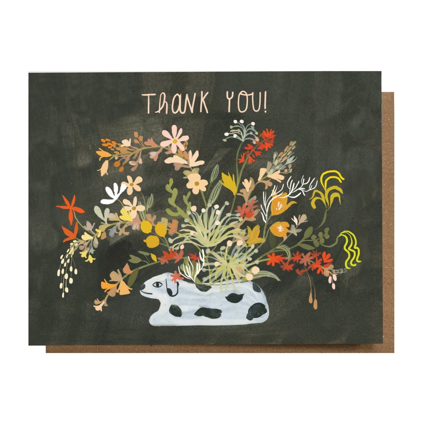 Thank You Dalmation Greeting Card