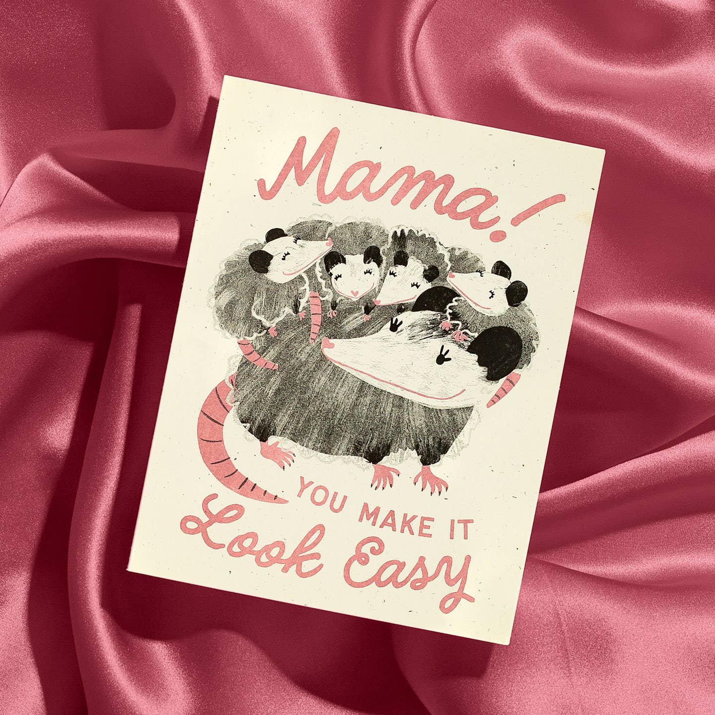 Mama Possum Greeting Card