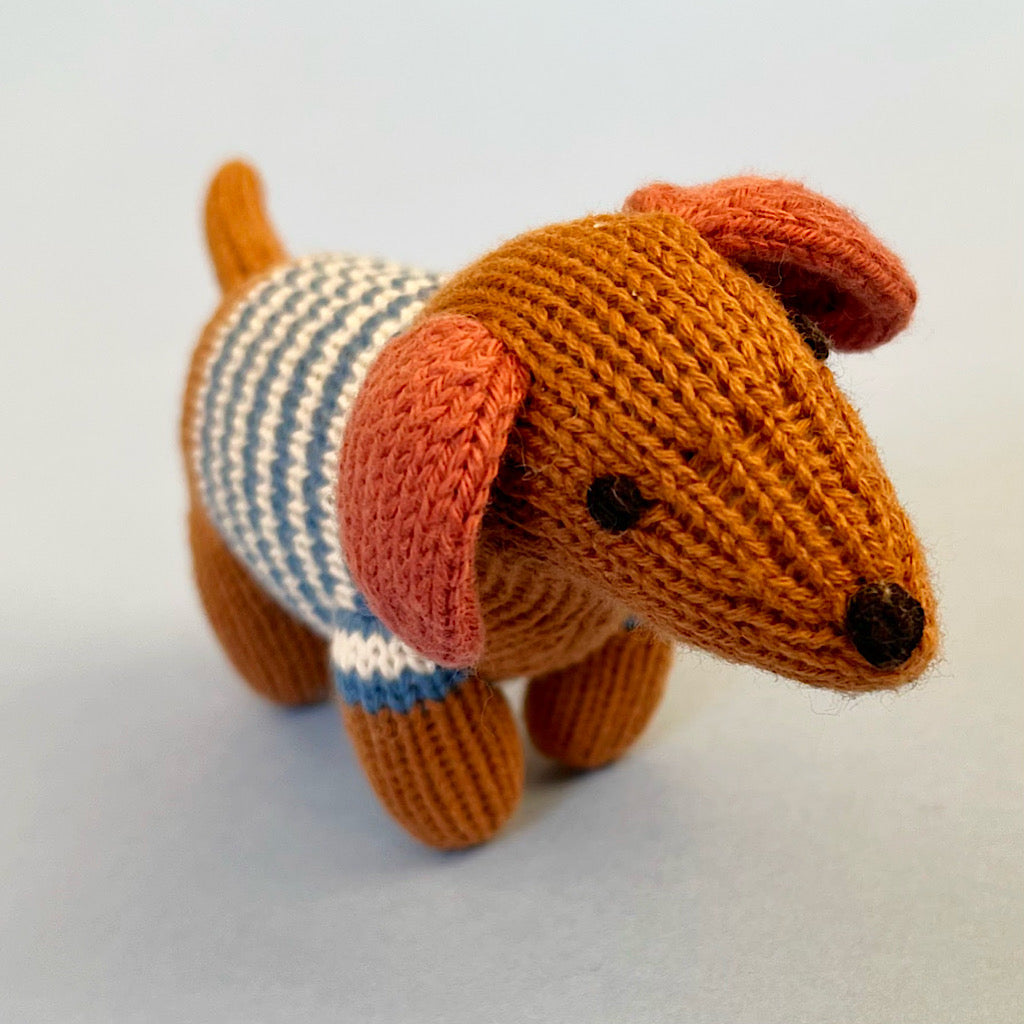 Baby Rattle - Dog – Earthen