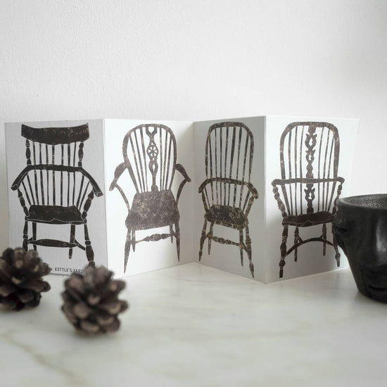 Chairs Concertina Greeting Card