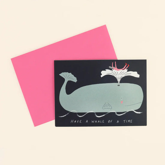 Whale Time Greeting Card