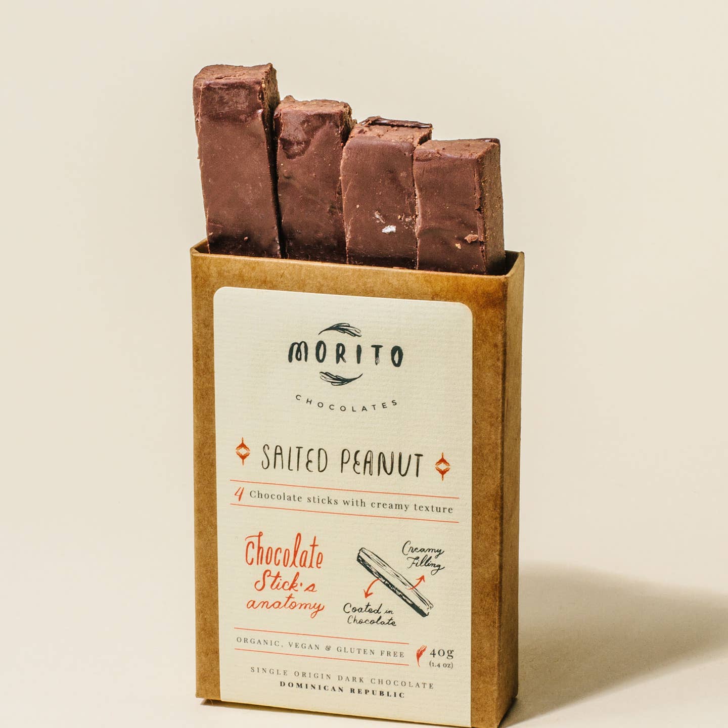 Salted Peanut Chocolate Sticks