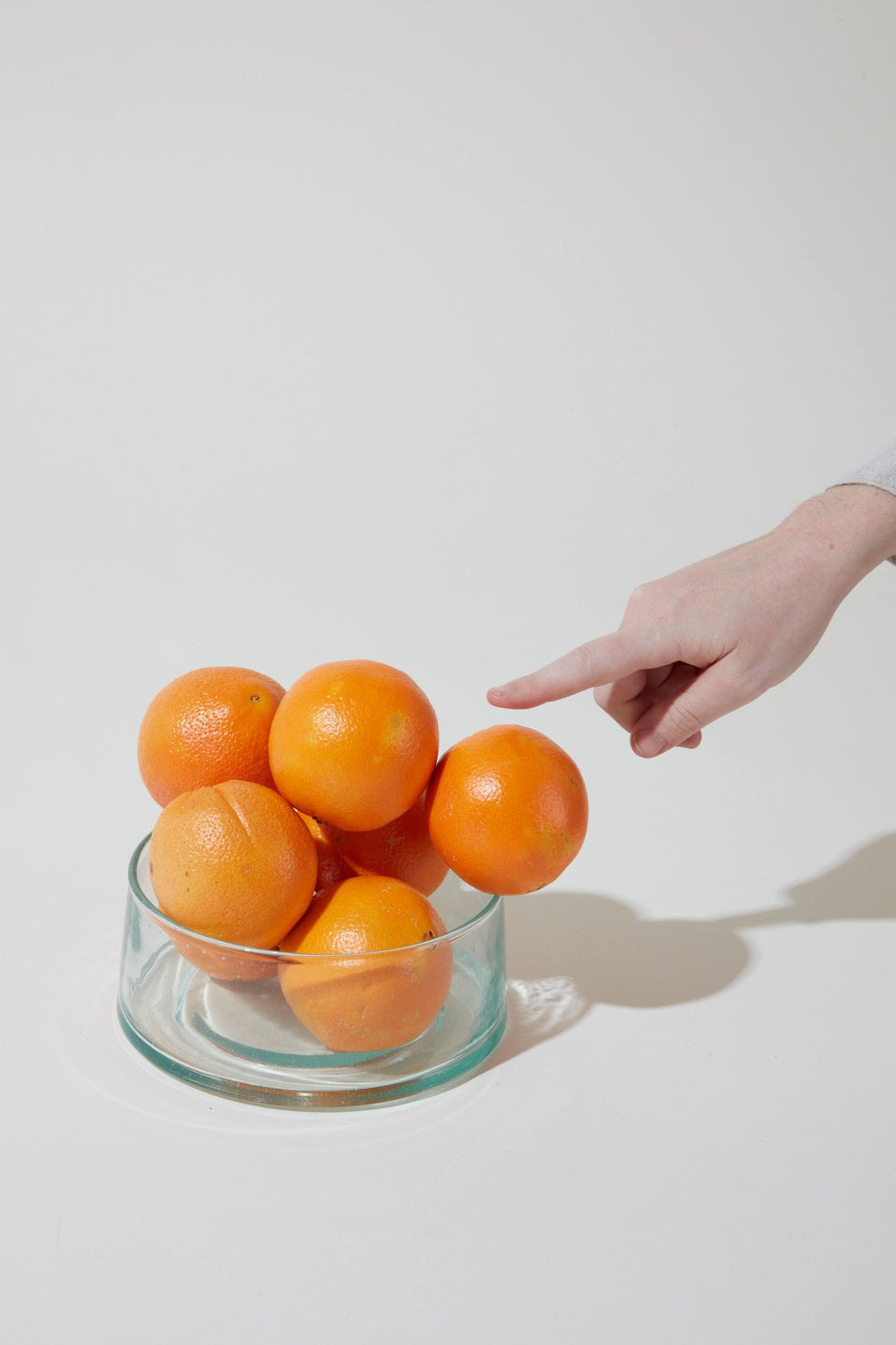 Glass Fruit Bowl