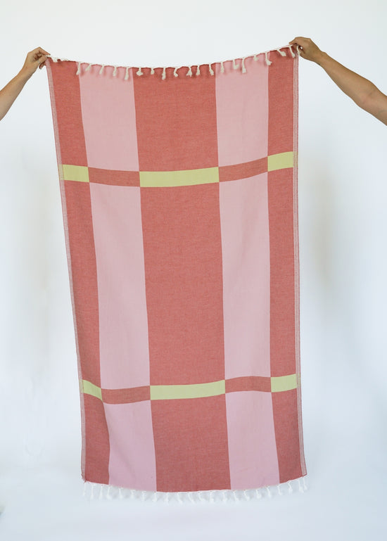 Fence Turkish Towel / Rose