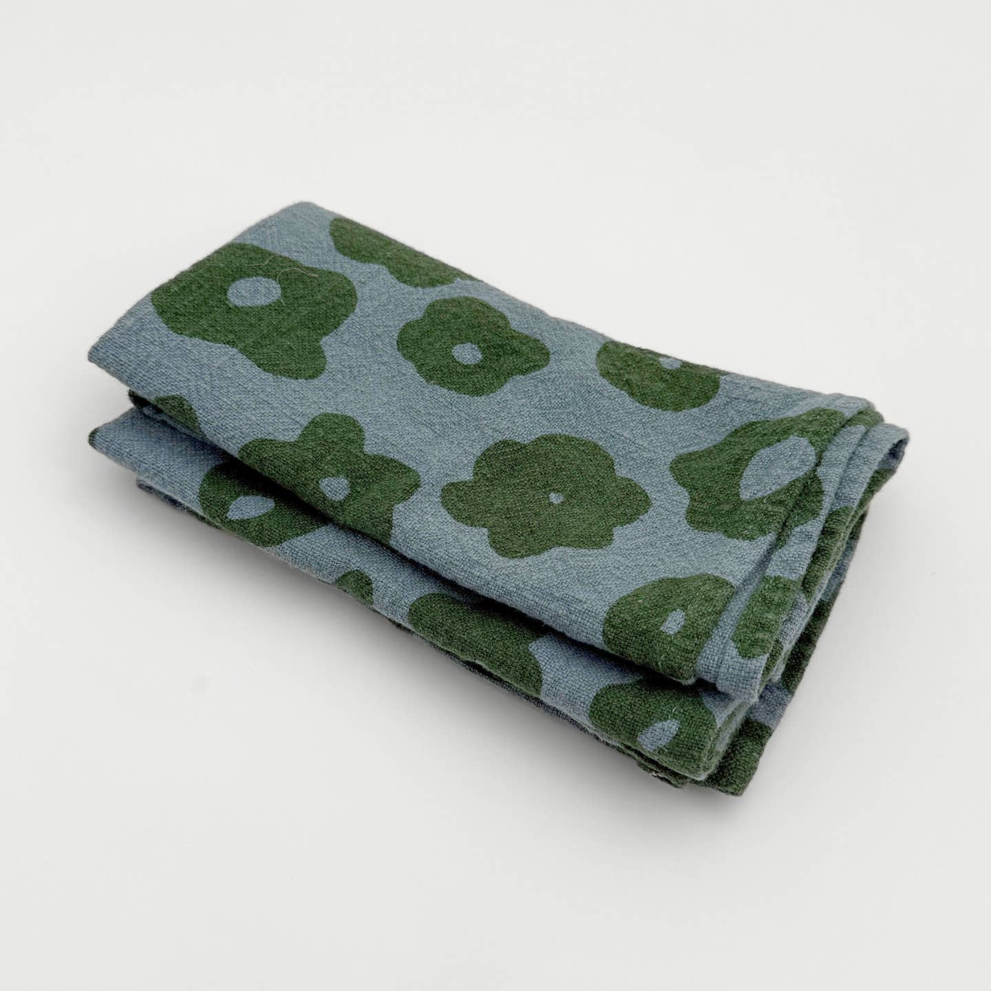 Celeste Napkin Pair / Grass + Stone Blue