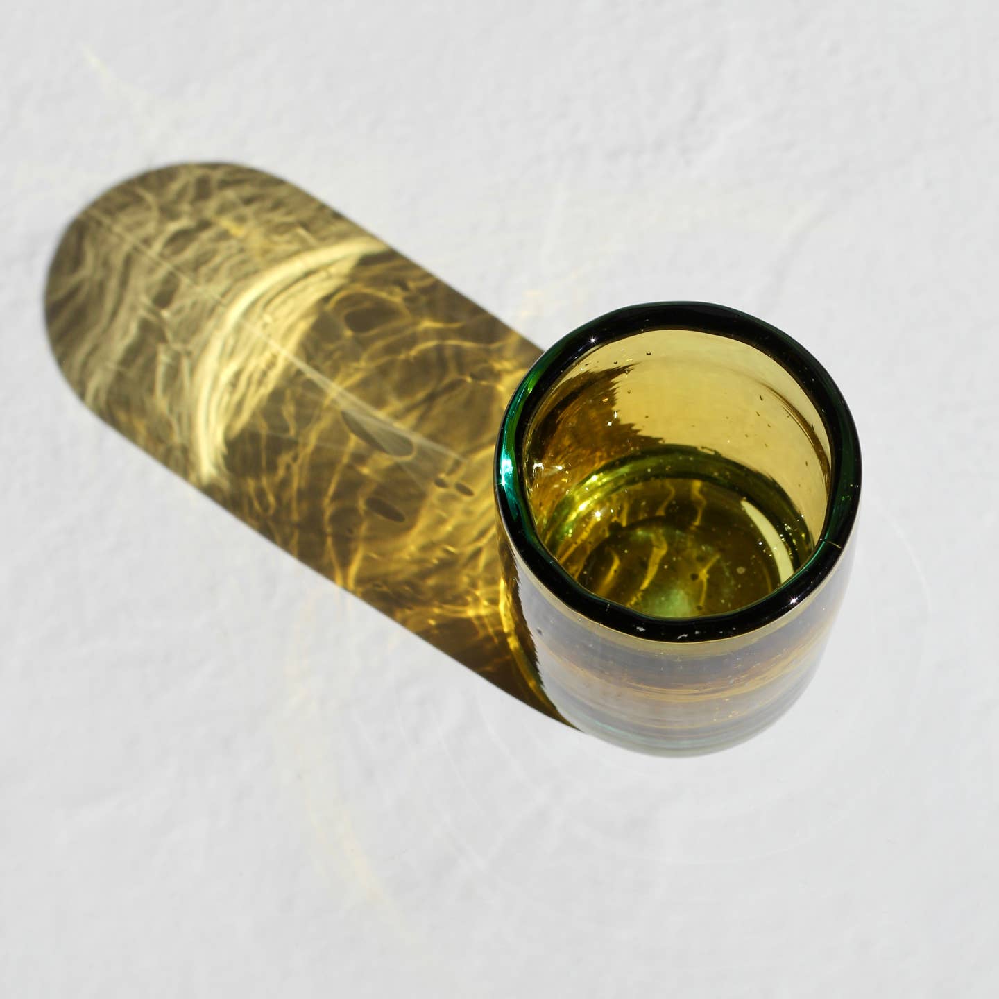 Sunflower Handblown Carafe
