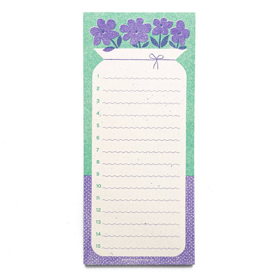 Vase List Notepad