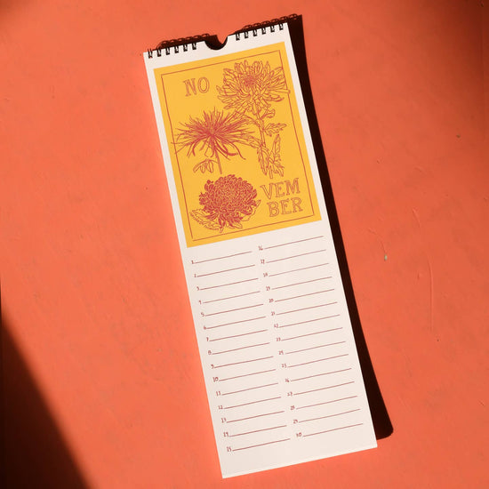 Birth Flower Calendar List