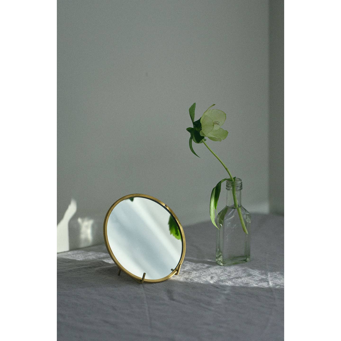 Brass Framed Mirror